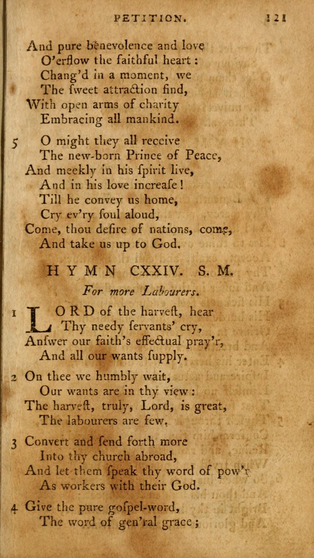 A Pocket Hymn-Book: designed as a constant companion for the pious: collected from various authors. (21st ed.) page 121