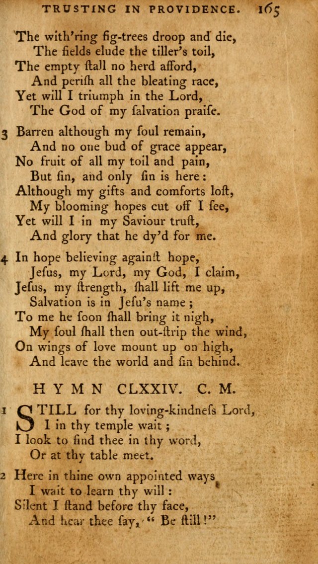 A Pocket Hymn-Book: designed as a constant companion for the pious: collected from various authors. (21st ed.) page 165