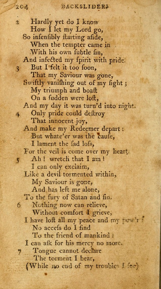 A Pocket Hymn-Book: designed as a constant companion for the pious: collected from various authors. (21st ed.) page 204