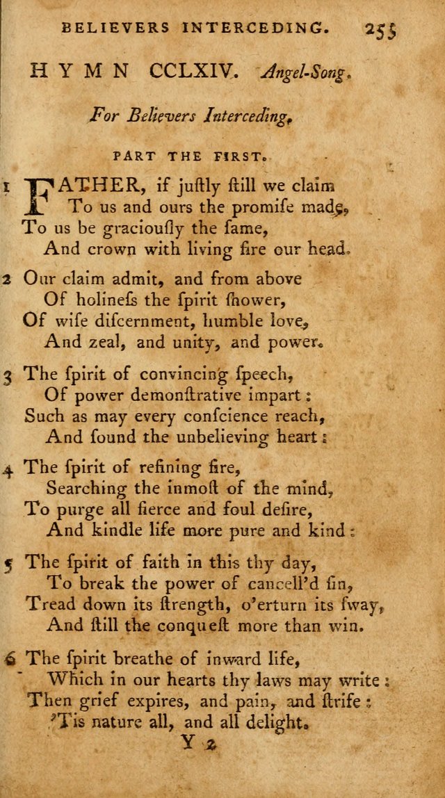 A Pocket Hymn-Book: designed as a constant companion for the pious: collected from various authors. (21st ed.) page 255