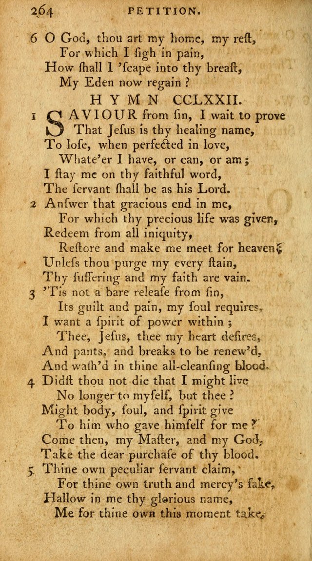 A Pocket Hymn-Book: designed as a constant companion for the pious: collected from various authors. (21st ed.) page 264