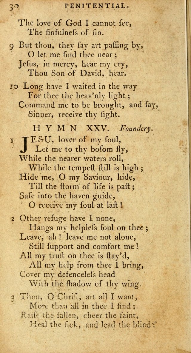 A Pocket Hymn-Book: designed as a constant companion for the pious: collected from various authors. (21st ed.) page 30