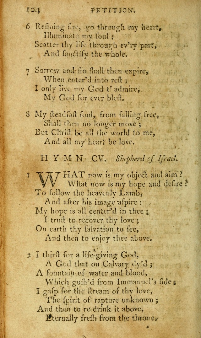 A Pocket hymn-book, designed as a constant companion for the pious: collected from various authors page 117