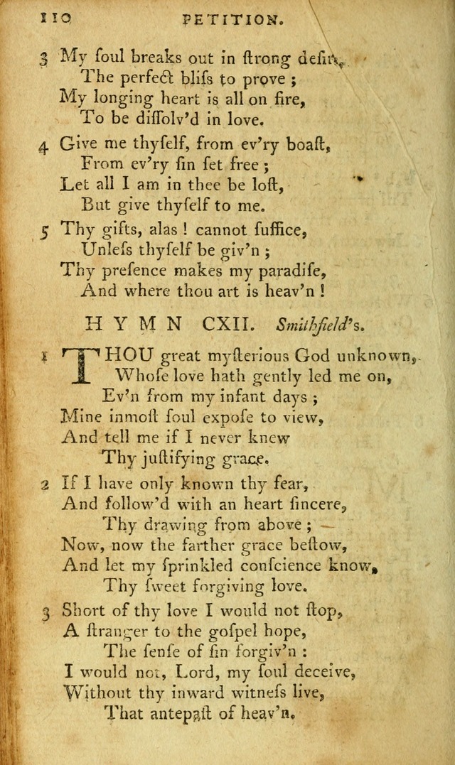 A Pocket hymn-book, designed as a constant companion for the pious: collected from various authors page 123