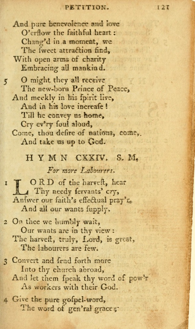 A Pocket hymn-book, designed as a constant companion for the pious: collected from various authors page 134