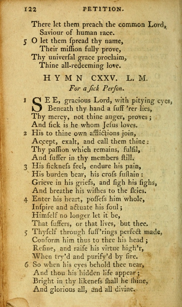 A Pocket hymn-book, designed as a constant companion for the pious: collected from various authors page 135