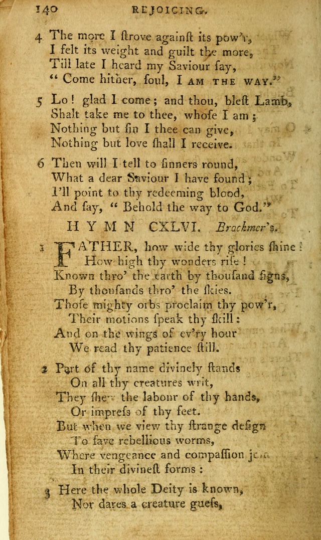 A Pocket hymn-book, designed as a constant companion for the pious: collected from various authors page 155