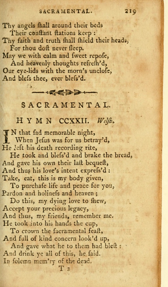 A Pocket hymn-book, designed as a constant companion for the pious: collected from various authors page 234