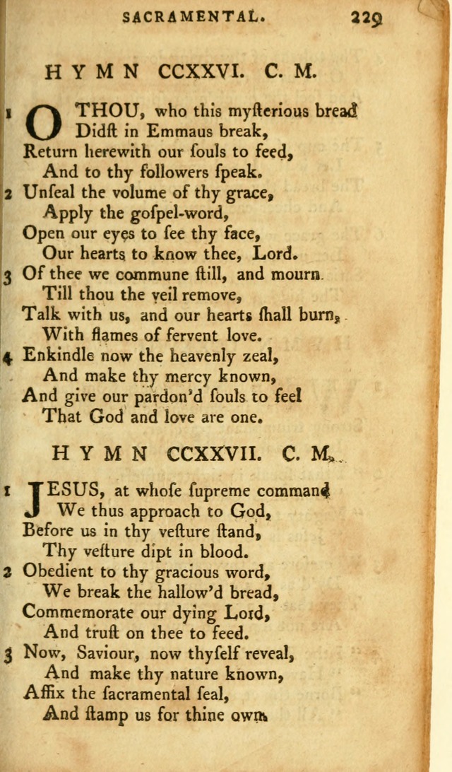 A Pocket hymn-book, designed as a constant companion for the pious: collected from various authors page 238