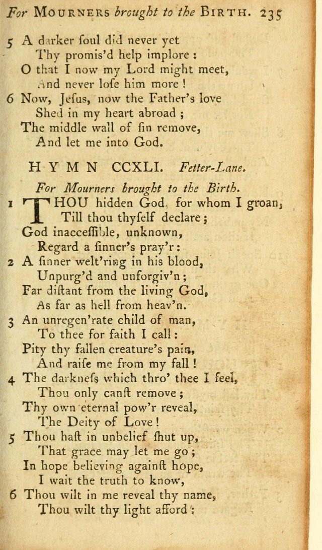 A Pocket hymn-book, designed as a constant companion for the pious: collected from various authors page 250