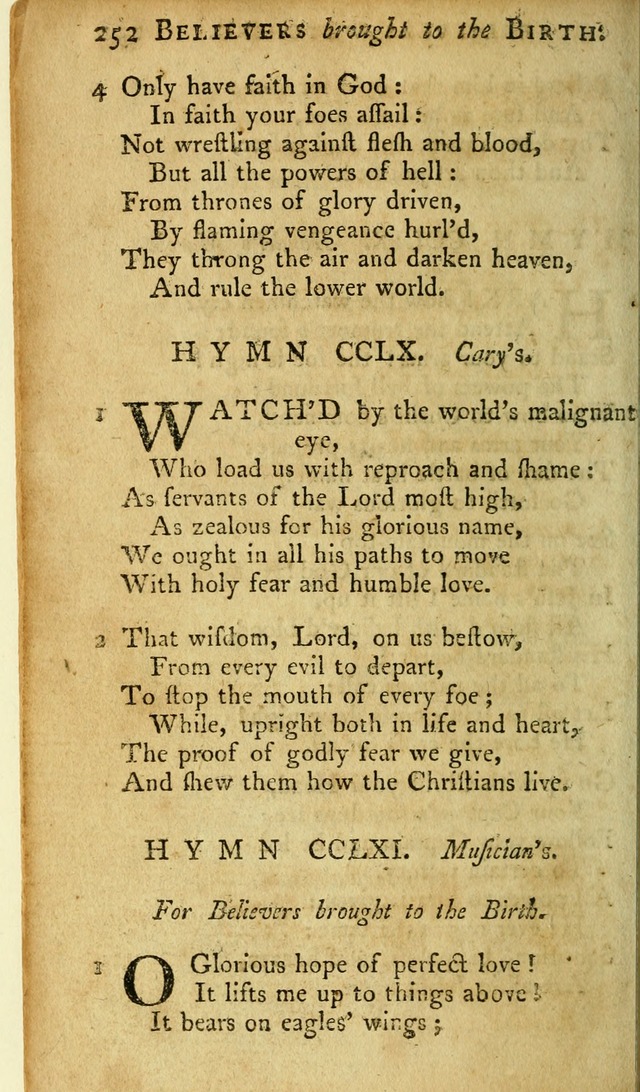 A Pocket hymn-book, designed as a constant companion for the pious: collected from various authors page 269