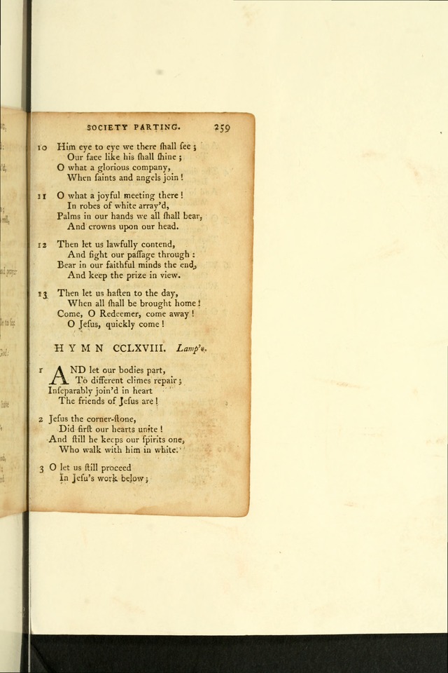 A Pocket hymn-book, designed as a constant companion for the pious: collected from various authors page 276