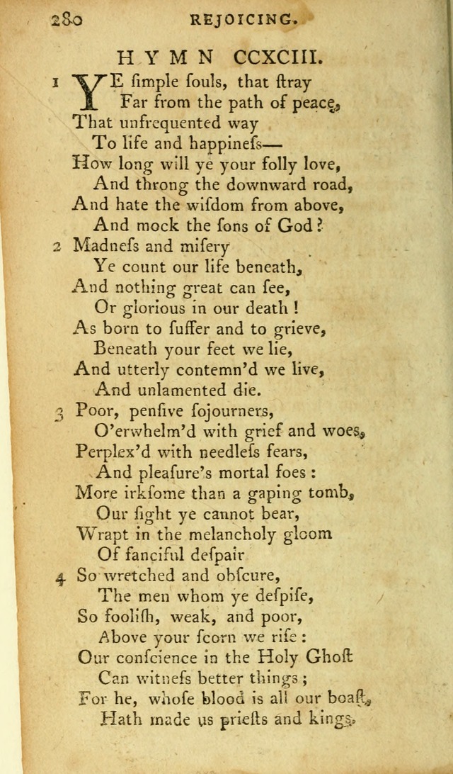 A Pocket hymn-book, designed as a constant companion for the pious: collected from various authors page 299