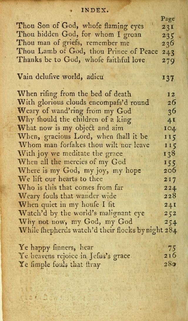 A Pocket hymn-book, designed as a constant companion for the pious: collected from various authors page 315