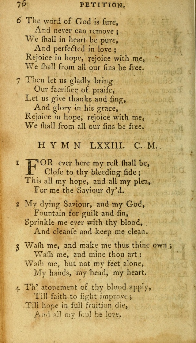 A Pocket hymn-book, designed as a constant companion for the pious: collected from various authors page 87