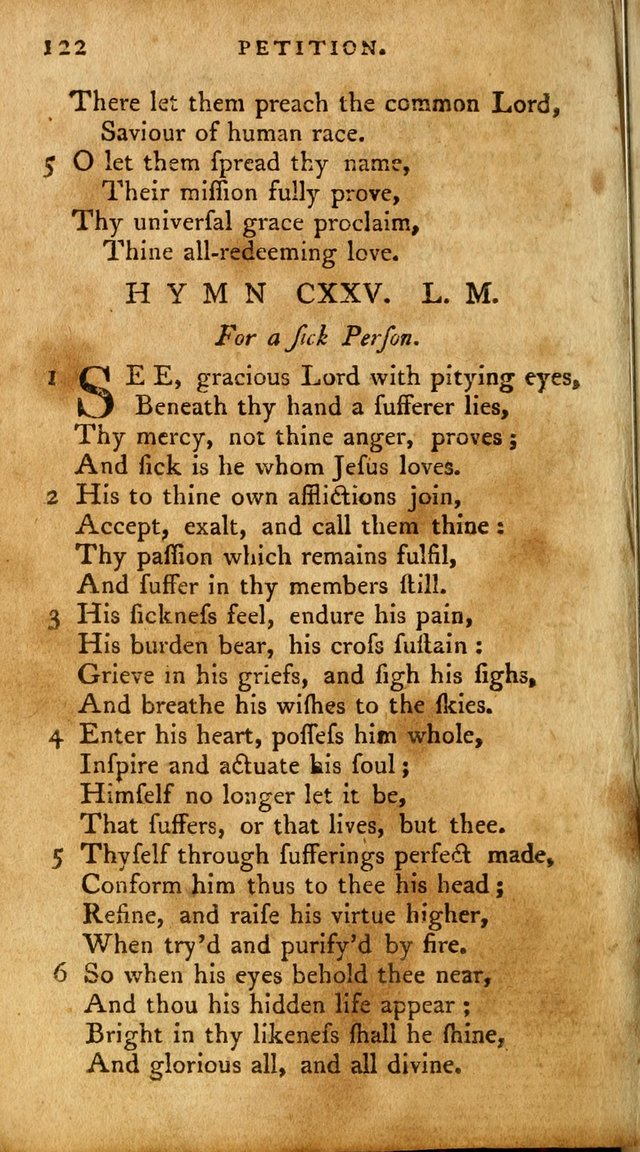 A Pocket Hymn Book, Designed as a Constant Companion for the Pious,  Collected from Various Authors. 28th ed. page 122