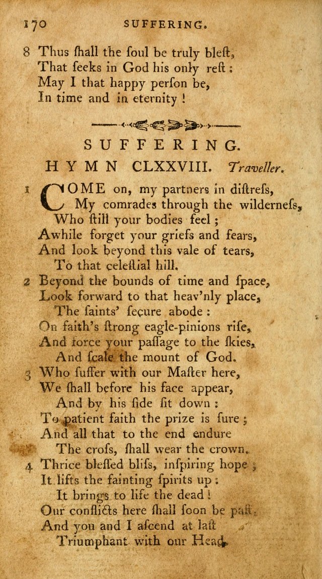 A Pocket Hymn Book, Designed as a Constant Companion for the Pious,  Collected from Various Authors. 28th ed. page 170