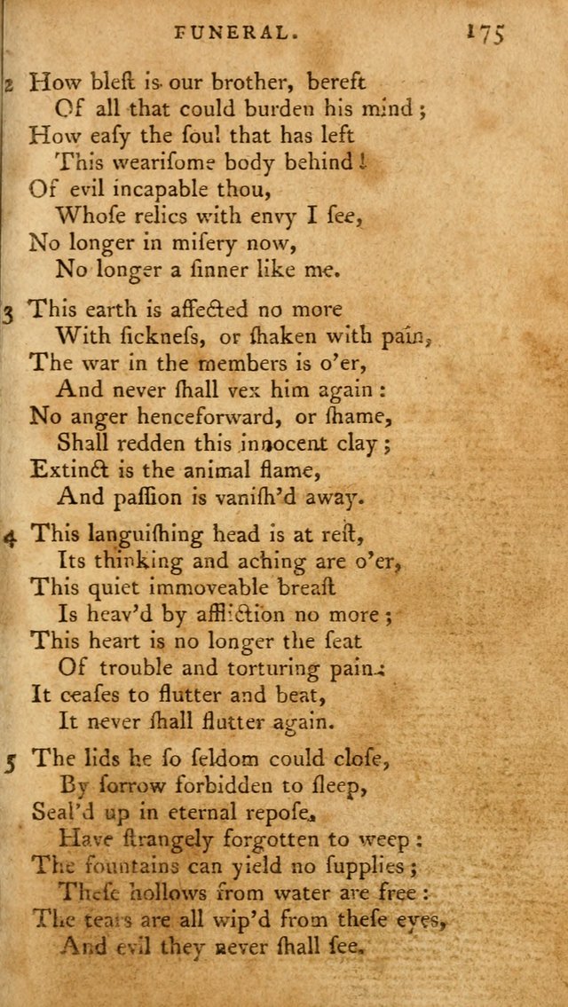 A Pocket Hymn Book, Designed as a Constant Companion for the Pious,  Collected from Various Authors. 28th ed. page 175