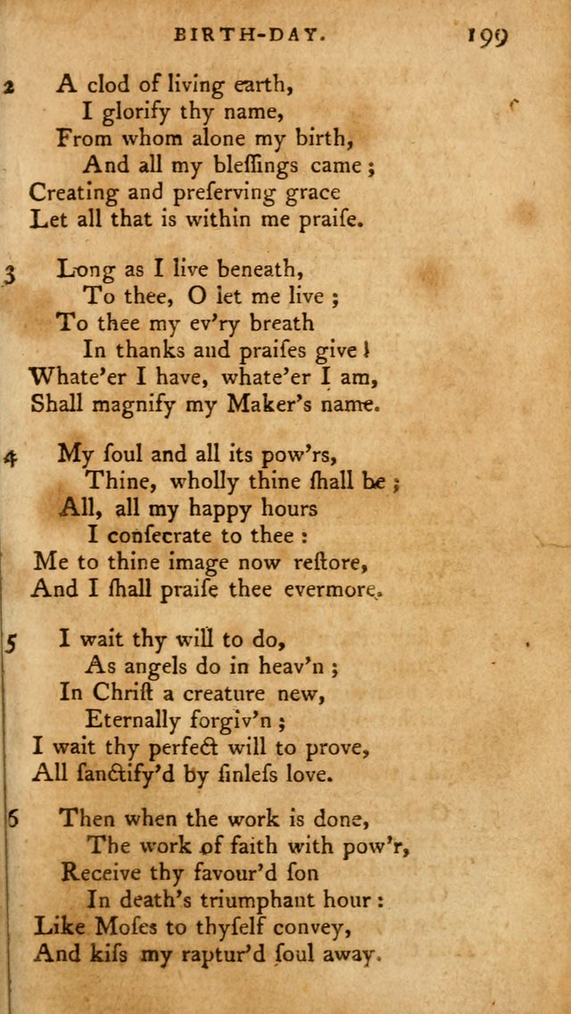 A Pocket Hymn Book, Designed as a Constant Companion for the Pious,  Collected from Various Authors. 28th ed. page 199