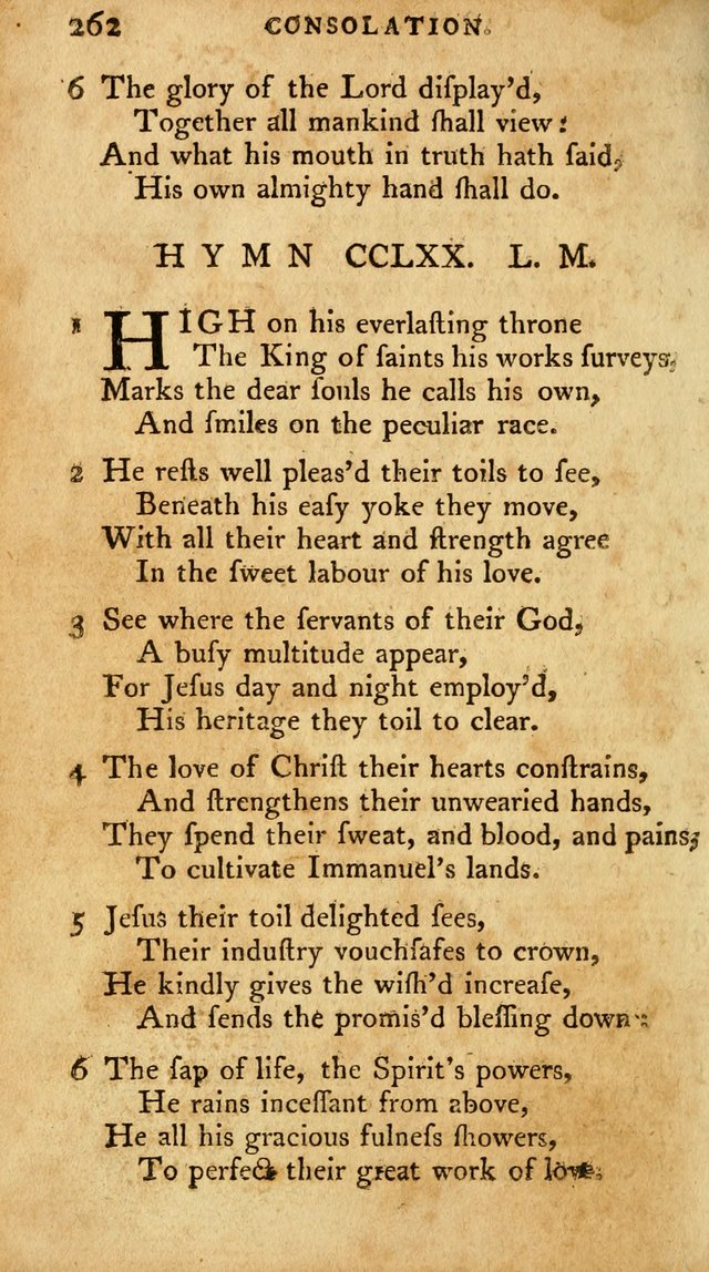 A Pocket Hymn Book, Designed as a Constant Companion for the Pious,  Collected from Various Authors. 28th ed. page 262