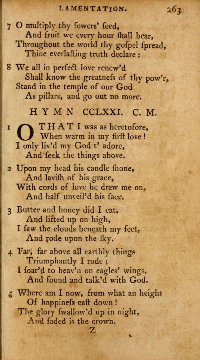 A Pocket Hymn Book, Designed as a Constant Companion for the Pious,  Collected from Various Authors. 28th ed. page 263