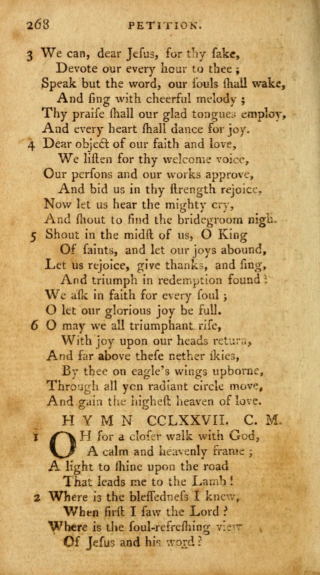 A Pocket Hymn Book, Designed as a Constant Companion for the Pious,  Collected from Various Authors. 28th ed. page 268