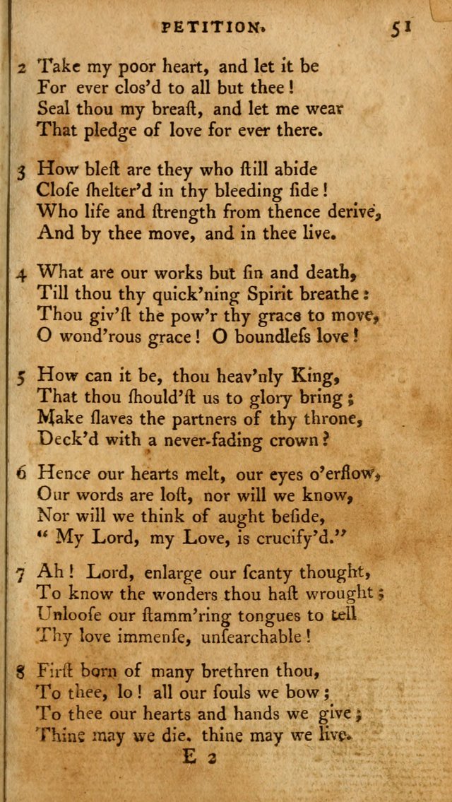 A Pocket Hymn Book, Designed as a Constant Companion for the Pious,  Collected from Various Authors. 28th ed. page 51