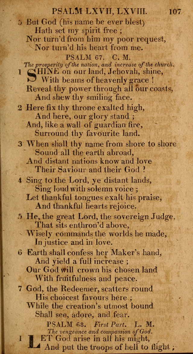 The Psalms and Hymns: with the catechism, confession of faith and liturgy of the Reformed Dutch Church in North America page 107