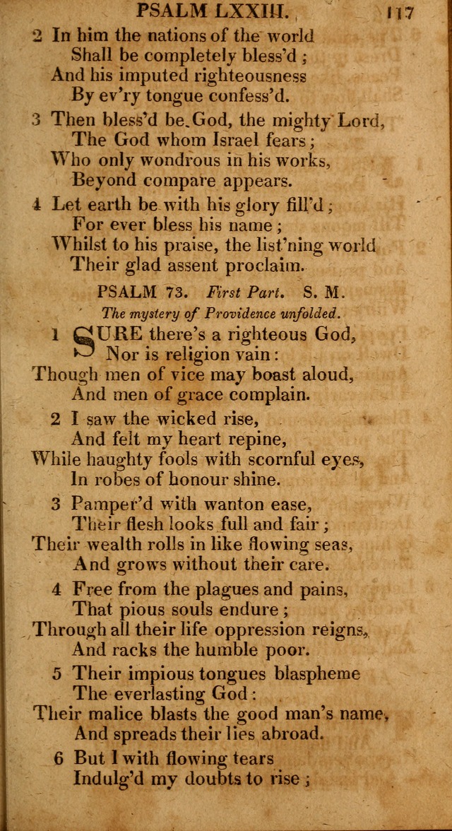 The Psalms and Hymns: with the catechism, confession of faith and liturgy of the Reformed Dutch Church in North America page 117