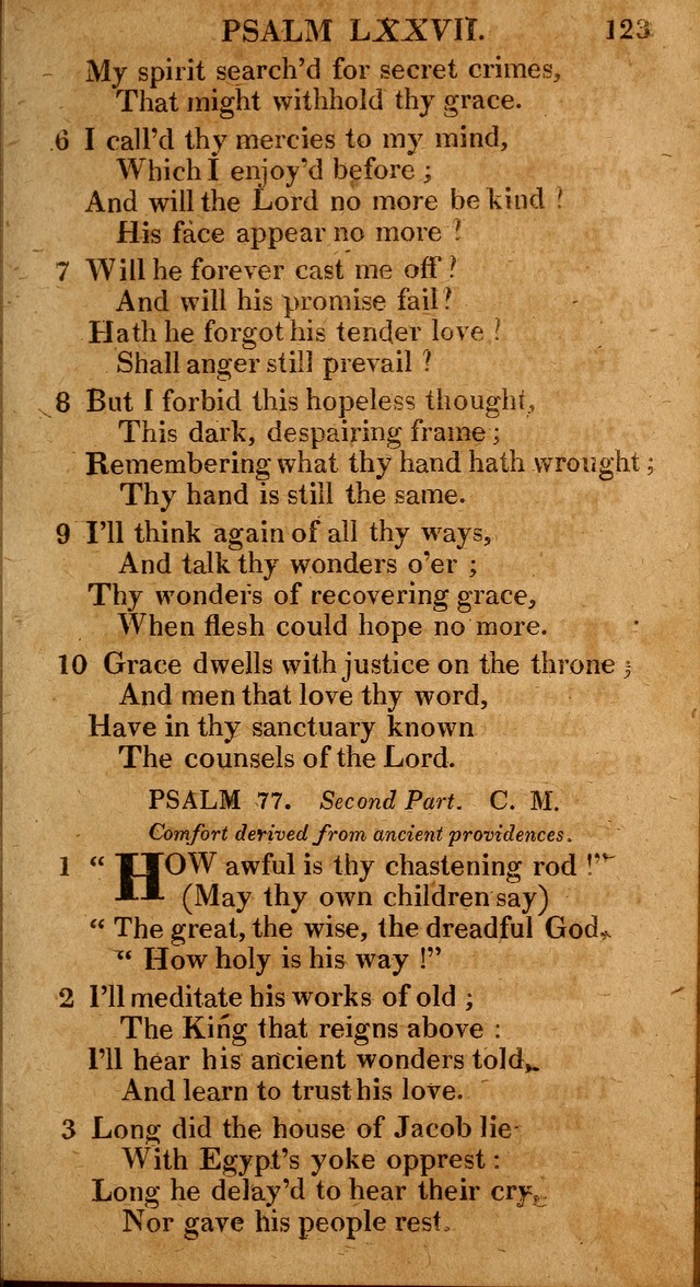 The Psalms and Hymns: with the catechism, confession of faith and liturgy of the Reformed Dutch Church in North America page 123