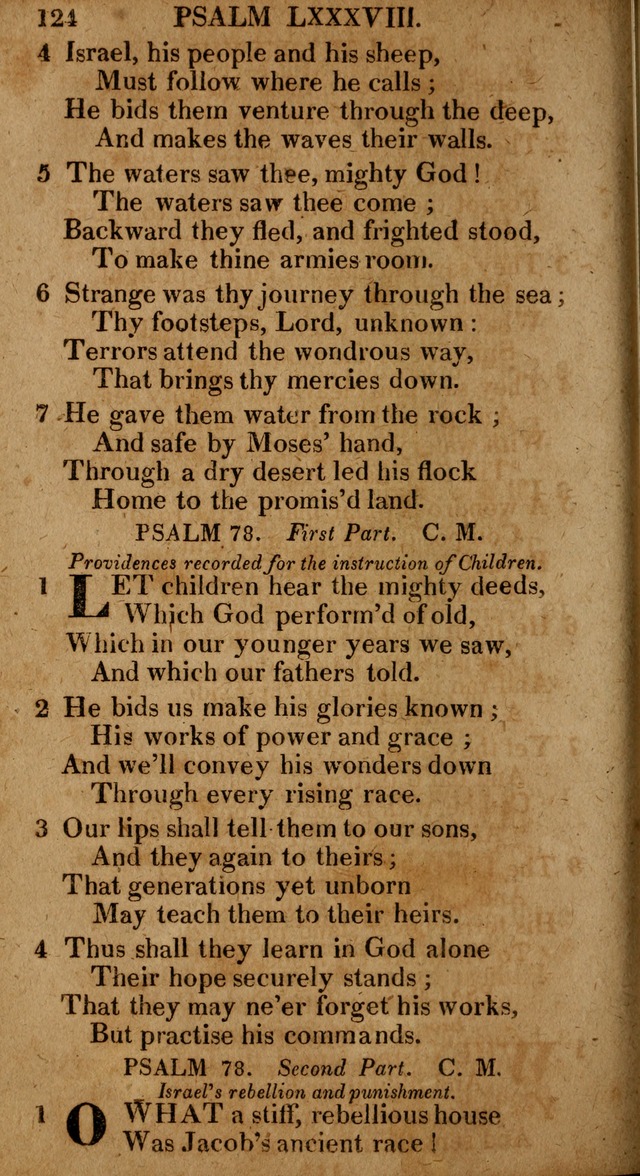 The Psalms and Hymns: with the catechism, confession of faith and liturgy of the Reformed Dutch Church in North America page 124