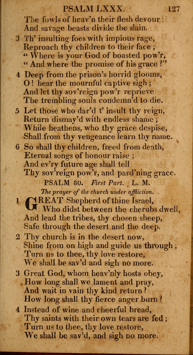 The Psalms and Hymns: with the catechism, confession of faith and liturgy of the Reformed Dutch Church in North America page 127