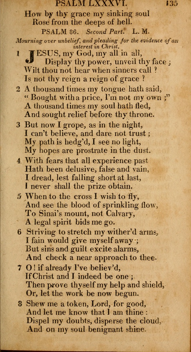 The Psalms and Hymns: with the catechism, confession of faith and liturgy of the Reformed Dutch Church in North America page 135