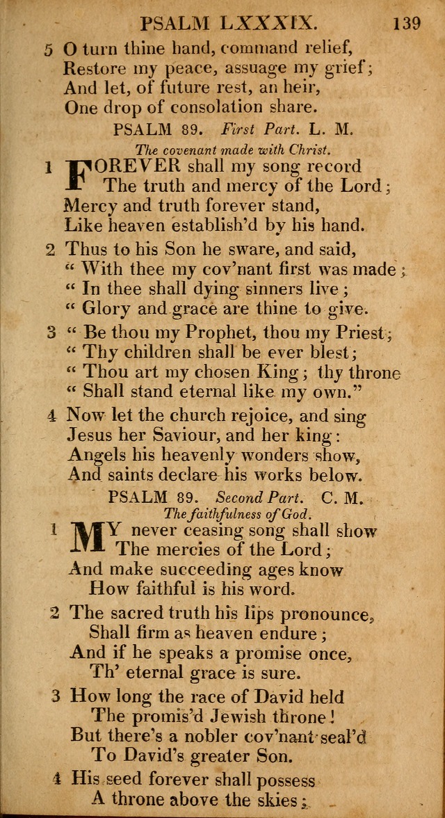 The Psalms and Hymns: with the catechism, confession of faith and liturgy of the Reformed Dutch Church in North America page 139