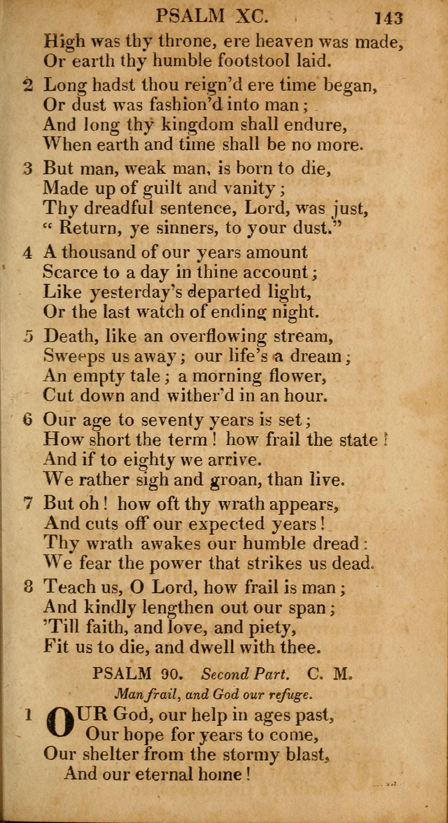 The Psalms and Hymns: with the catechism, confession of faith and liturgy of the Reformed Dutch Church in North America page 143