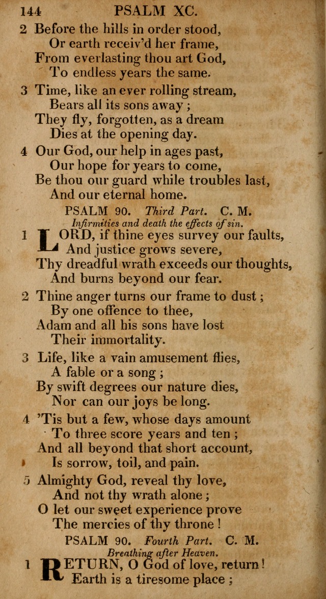 The Psalms and Hymns: with the catechism, confession of faith and liturgy of the Reformed Dutch Church in North America page 144