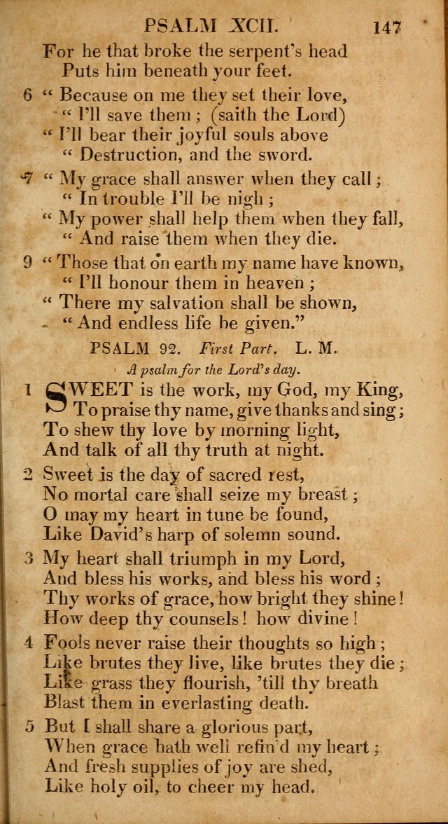 The Psalms and Hymns: with the catechism, confession of faith and liturgy of the Reformed Dutch Church in North America page 147