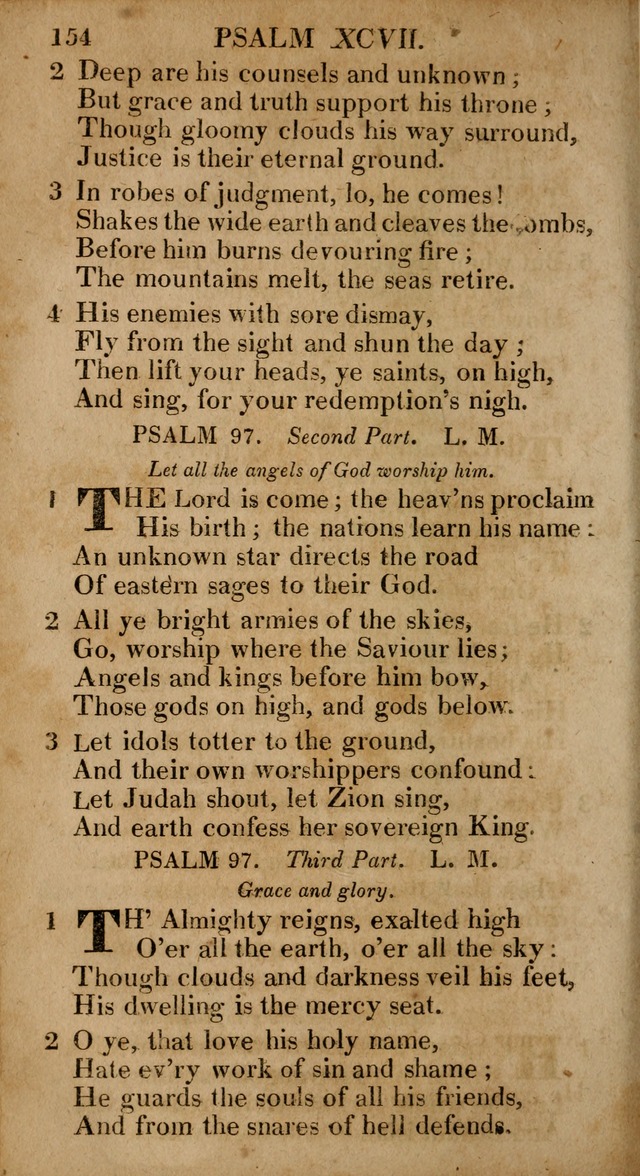 The Psalms and Hymns: with the catechism, confession of faith and liturgy of the Reformed Dutch Church in North America page 154