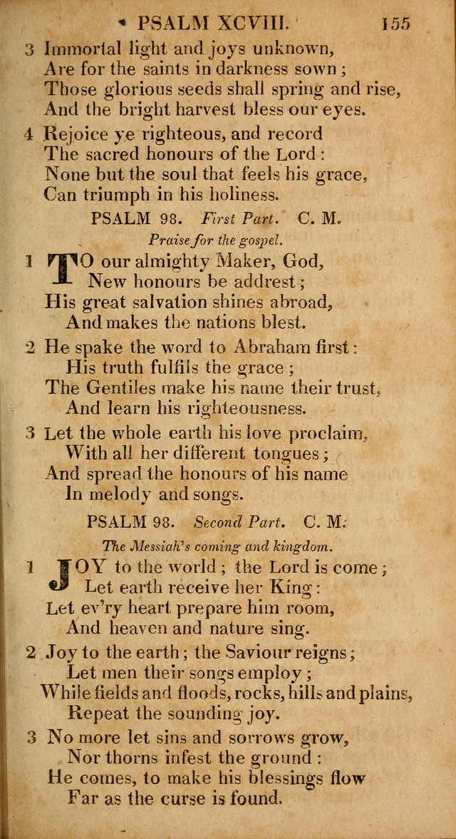 The Psalms and Hymns: with the catechism, confession of faith and liturgy of the Reformed Dutch Church in North America page 155