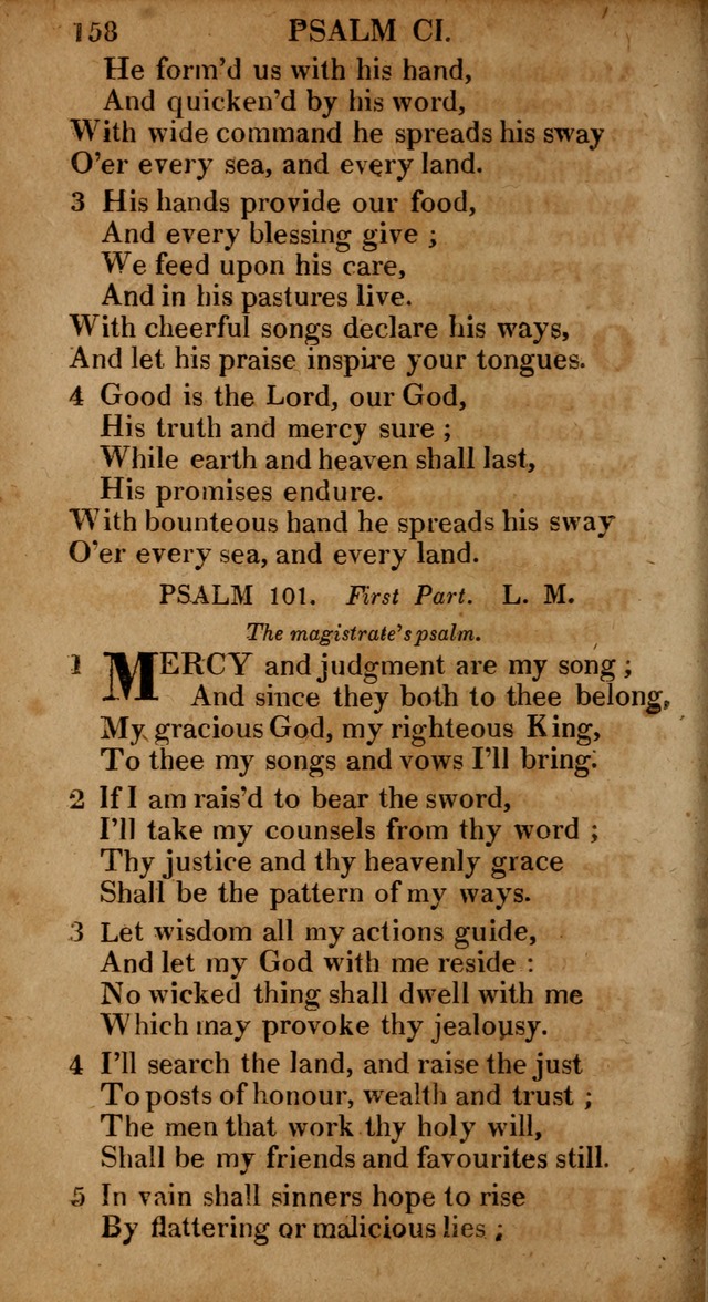 The Psalms and Hymns: with the catechism, confession of faith and liturgy of the Reformed Dutch Church in North America page 158