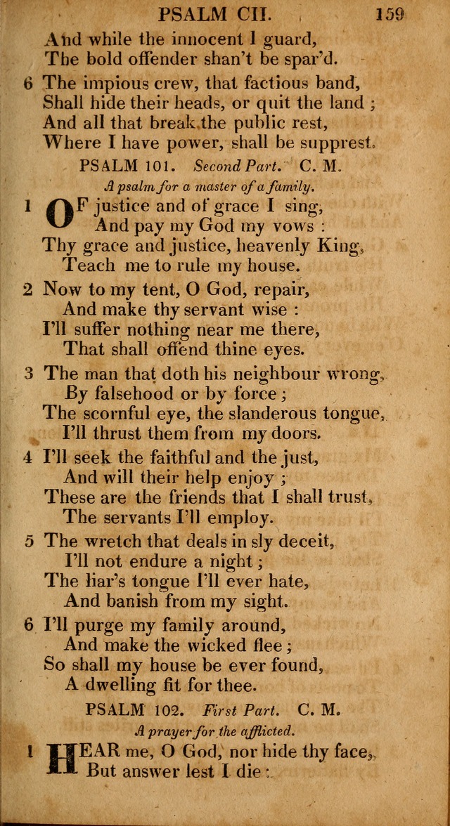 The Psalms and Hymns: with the catechism, confession of faith and liturgy of the Reformed Dutch Church in North America page 159