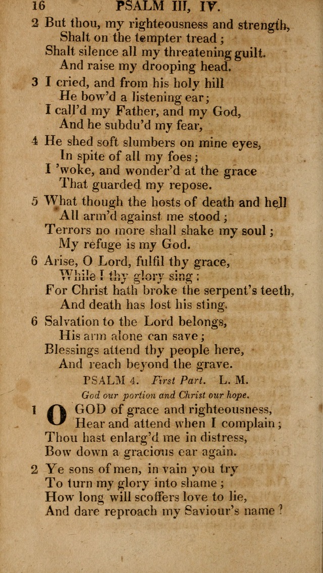 The Psalms and Hymns: with the catechism, confession of faith and liturgy of the Reformed Dutch Church in North America page 16