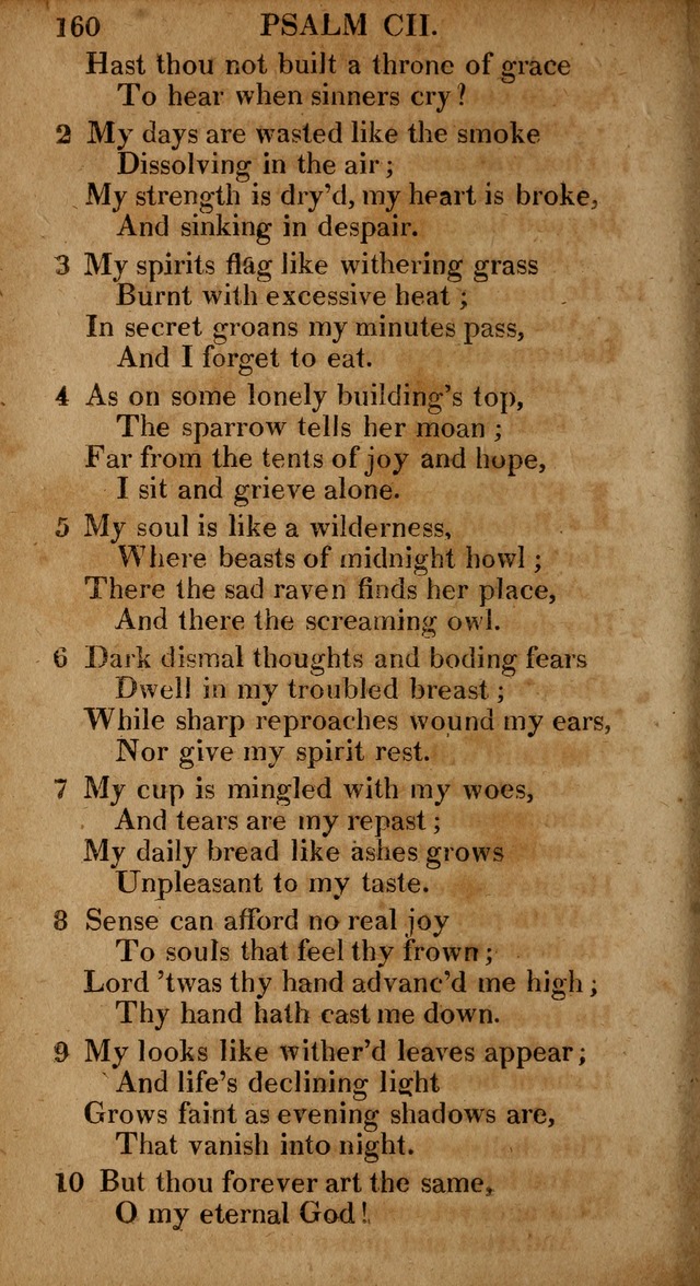 The Psalms and Hymns: with the catechism, confession of faith and liturgy of the Reformed Dutch Church in North America page 160