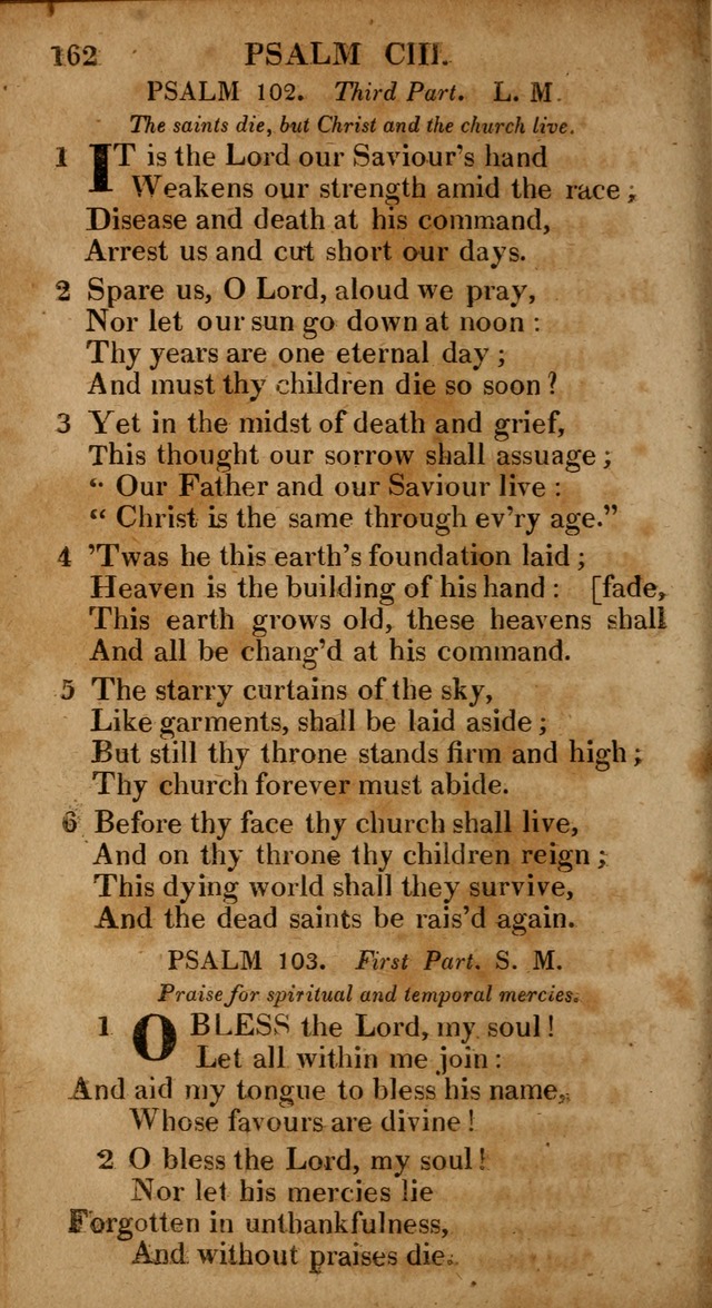 The Psalms and Hymns: with the catechism, confession of faith and liturgy of the Reformed Dutch Church in North America page 162