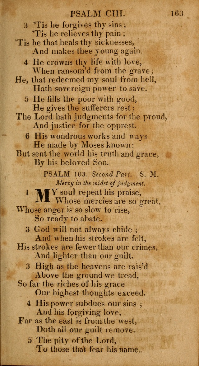 The Psalms and Hymns: with the catechism, confession of faith and liturgy of the Reformed Dutch Church in North America page 163