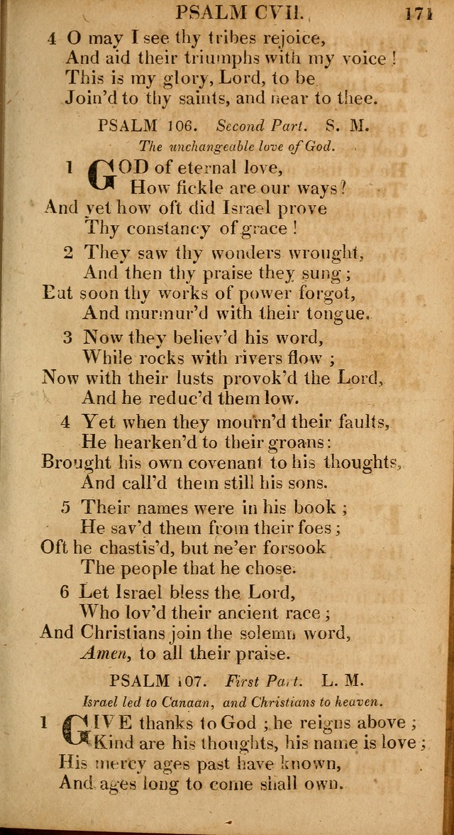 The Psalms and Hymns: with the catechism, confession of faith and liturgy of the Reformed Dutch Church in North America page 171