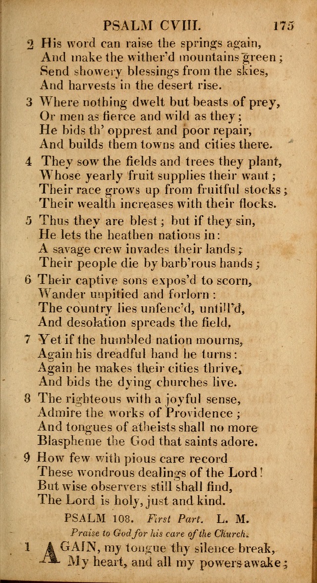 The Psalms and Hymns: with the catechism, confession of faith and liturgy of the Reformed Dutch Church in North America page 175