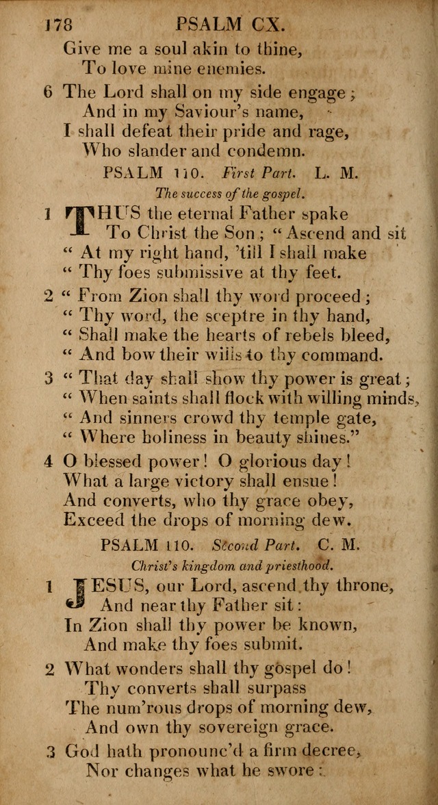 The Psalms and Hymns: with the catechism, confession of faith and liturgy of the Reformed Dutch Church in North America page 178