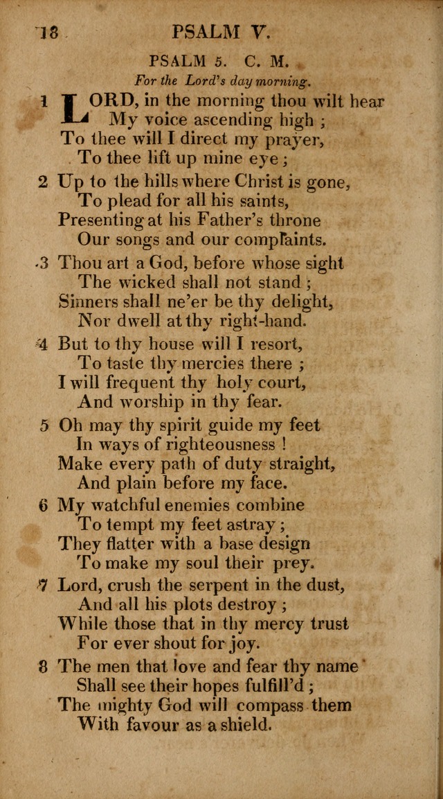 The Psalms and Hymns: with the catechism, confession of faith and liturgy of the Reformed Dutch Church in North America page 18