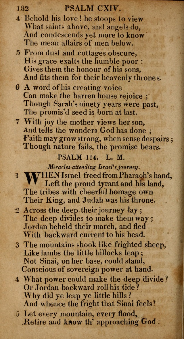 The Psalms and Hymns: with the catechism, confession of faith and liturgy of the Reformed Dutch Church in North America page 182